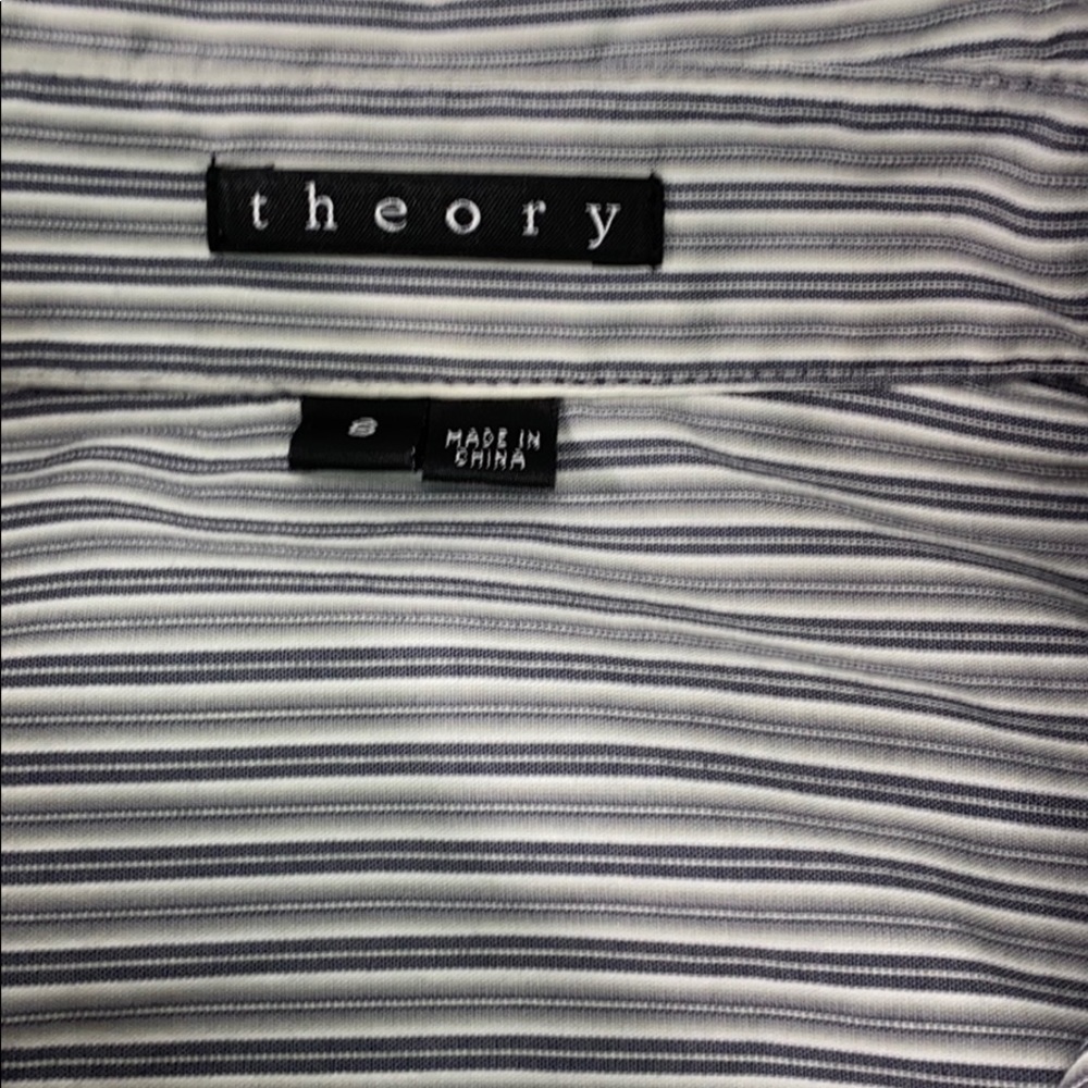 Theory Bottom Up Top Size S Color Gray And White - image 3